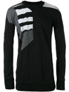 11 By Boris Bidjan Saberi - Patterned Sweater - Men - Cotton - L, Black, Cotton