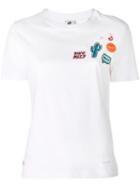 Ps By Paul Smith Patch Detail T-shirt, Women's, Size: Xs, White, Cotton