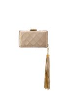 Chanel Pre-owned 1994's Quilted Box Clutch - Gold