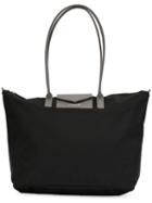 Lancaster Logo Print Shoulder Bag, Women's, Black, Canvas/artificial Leather