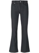 Versace Jeans - Flared Jeans - Women - Cotton/polyester/spandex/elastane/cupro - 25, Grey, Cotton/polyester/spandex/elastane/cupro