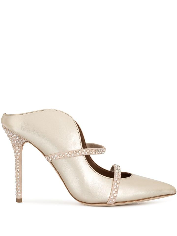 Malone Souliers Maureen Pointed Pumps - Gold