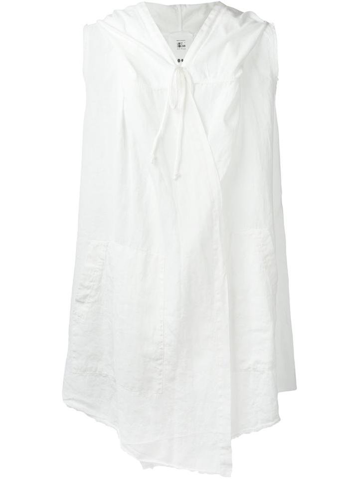 Lost & Found Rooms - Sleeveless Hoodie - Men - Cotton/linen/flax - L, White, Cotton/linen/flax