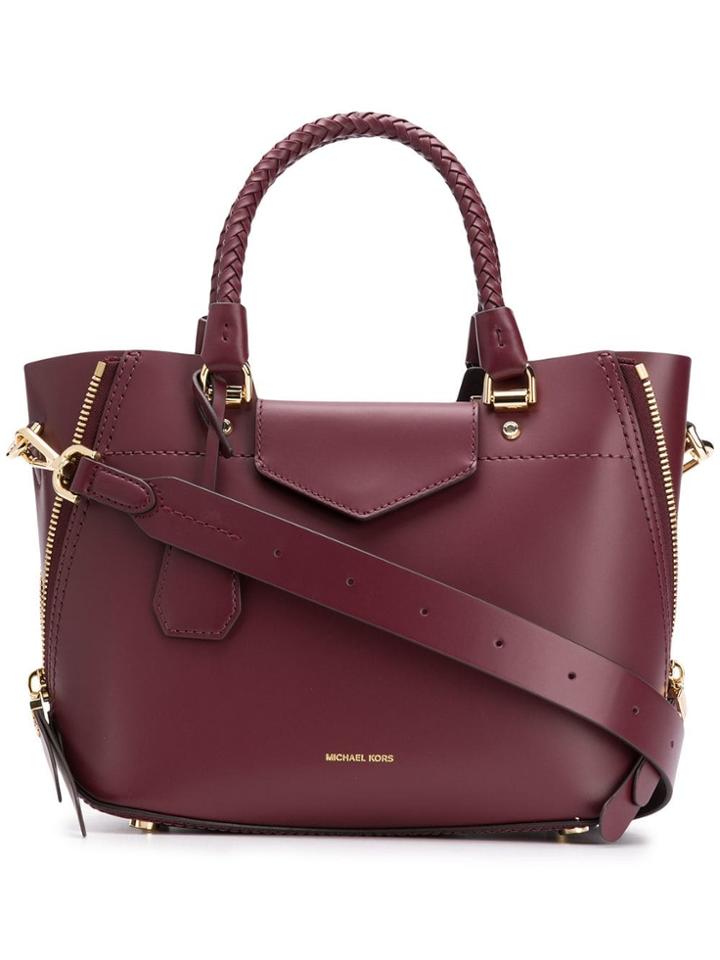 Michael Michael Kors Blakely Media Shoulder Bag - Red