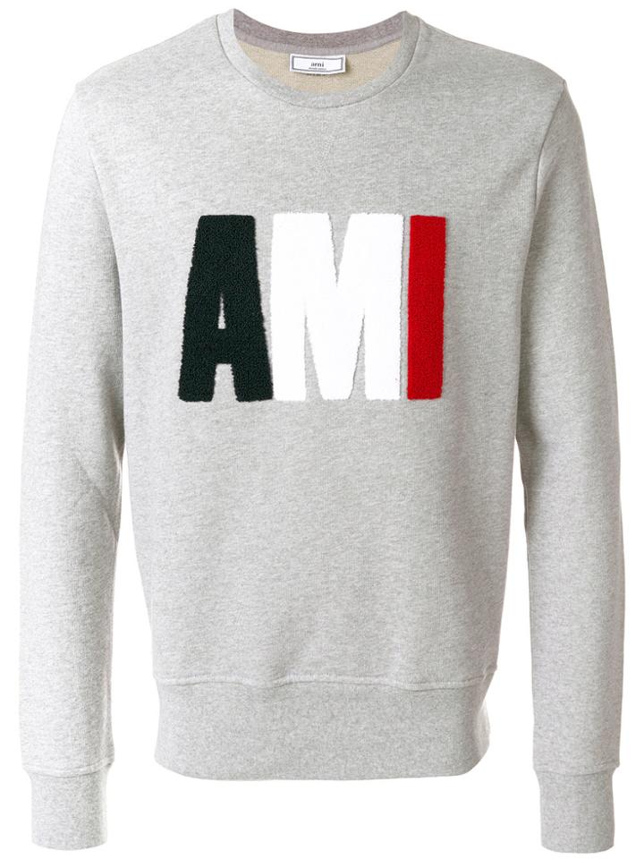 Ami Alexandre Mattiussi Logo Sweatshirt - Grey
