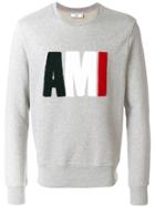 Ami Alexandre Mattiussi Logo Sweatshirt - Grey