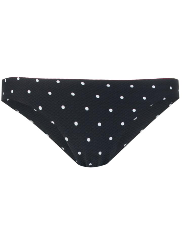 Asceno Polka Classic Bikini Bottom - Blue