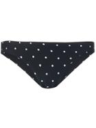Asceno Polka Classic Bikini Bottom - Blue
