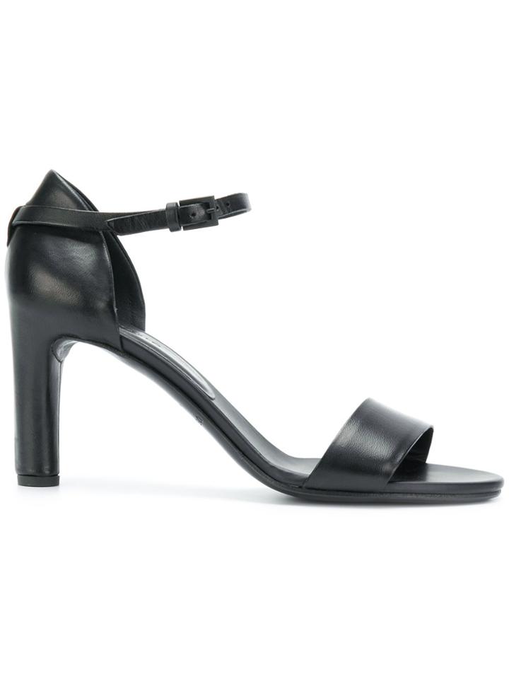 Del Carlo Ankle Strap Sandals - Black