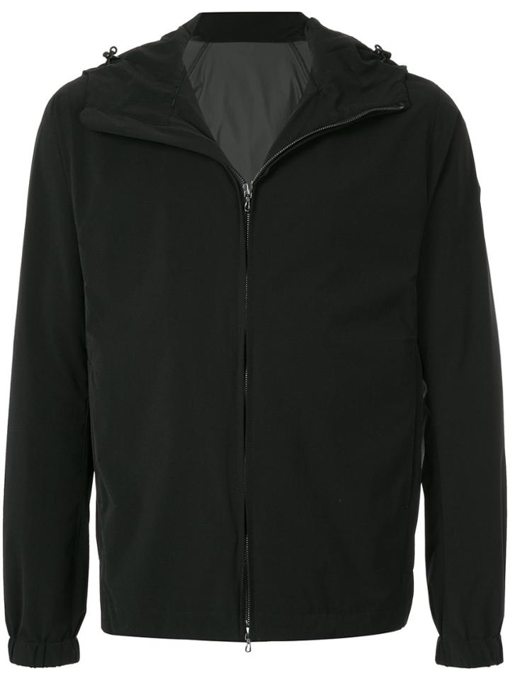 Attachment Zipped Hooded Sweatshirt - Black
