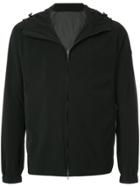 Attachment Zipped Hooded Sweatshirt - Black