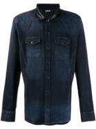 Karl Lagerfeld Casual Denim Shirt - Blue