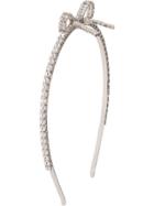Miu Miu Headband With Crystals - Silver
