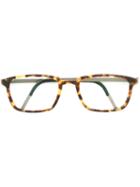 Lindberg Square Frame Glasses, Brown, Acetate/titanium