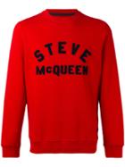 Barbour - 'steve Mcqueen' Crew Neck Sweatshirt - Men - Cotton/polyester - M, Red, Cotton/polyester