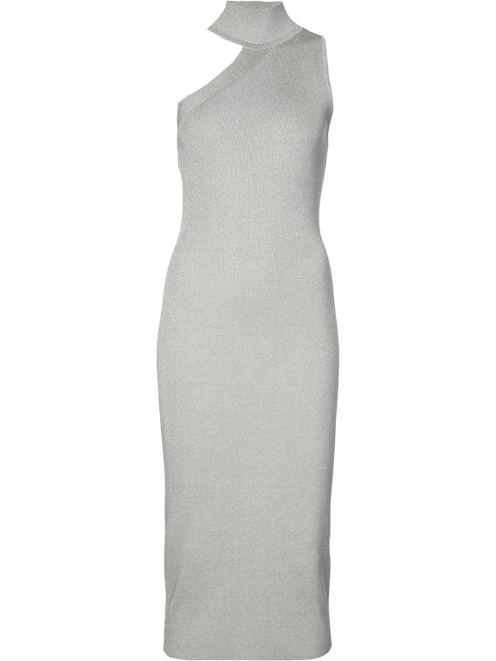 Cushnie Et Ochs Bodycon Dress, Women's, Size: Large, Nude/neutrals, Polyester/rayon/viscose