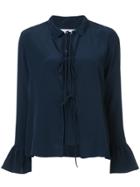 A.l.c. Floral Bell Sleeve Blouse - Multicolour