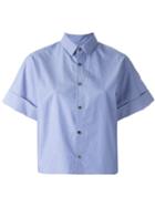 08sircus Short Sleeve Cropped Shirt