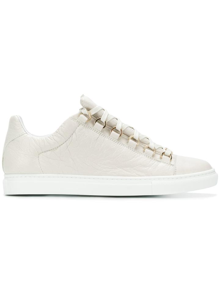 Balenciaga Classic Low Top Sneakers - Nude & Neutrals
