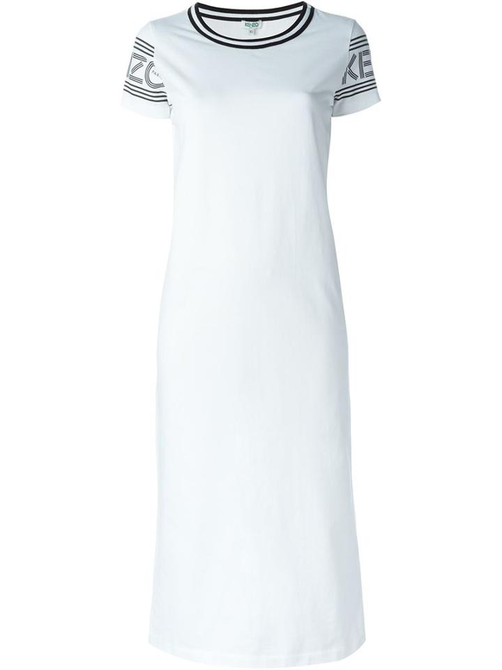 Kenzo Round Neck Midi Dress
