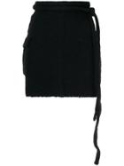 Comme Des Garçons Vintage 1994 Wrapped Knitted Skirt - Black