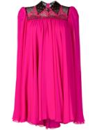 Philosophy Di Lorenzo Serafini Pleated Shirt Dress - Pink & Purple