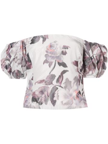 Brock Collection Boie Floral Blouse - Pink & Purple