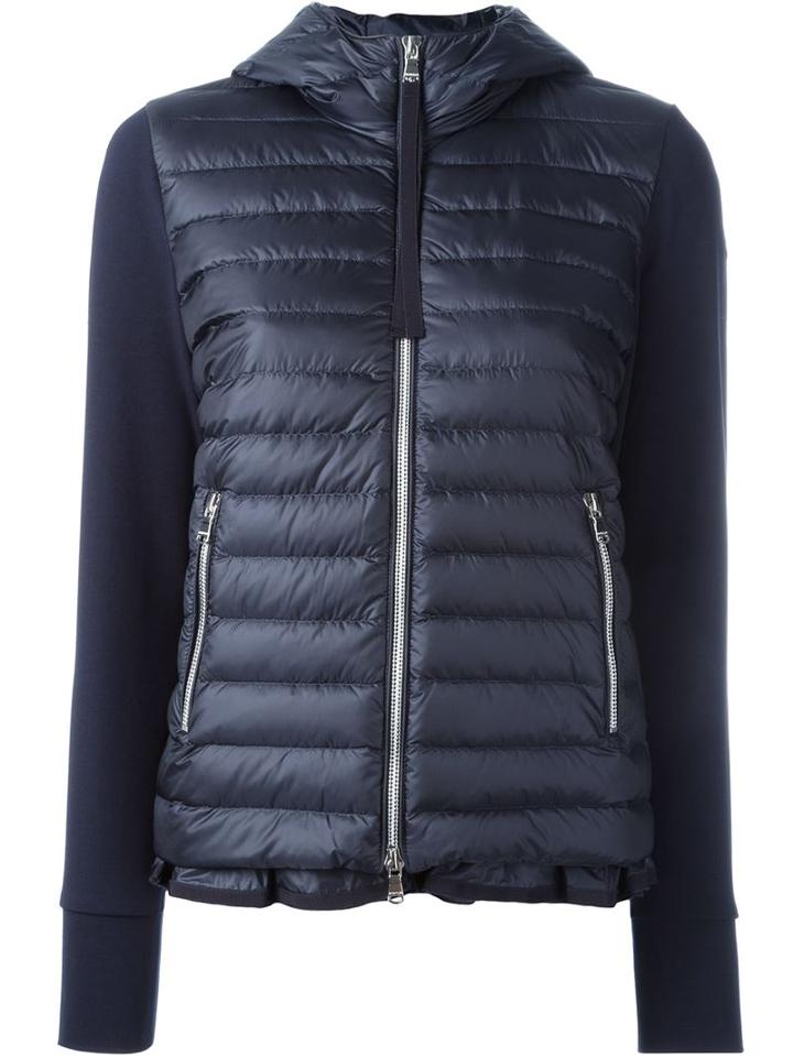 Moncler Hooded Puffer Jacket, Women's, Size: Xs, Blue, Polyamide/feather Down