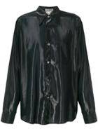Yohji Yamamoto Vintage 1990's Pointed Collar Shirt - Black