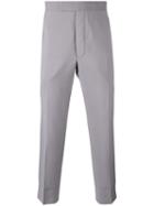 Thom Browne - Cropped Tailored Trousers - Men - Mohair/wool - 4, Grey, Mohair/wool