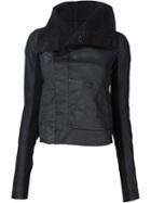 Rick Owens Drkshdw Contrast Sleeves Denim Jacket