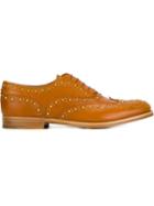 Church S Burwood Oxford Shoes, Women's, Size: 36, Brown, Calf Leather/leather/metal