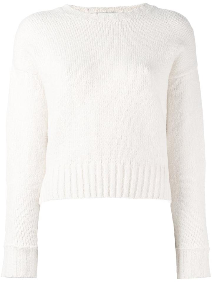 Iro 'lish' Jumper, Women's, Size: Medium, White, Cotton/elastodiene/polyamide