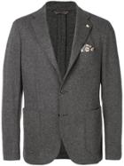 Manuel Ritz Single-breasted Blazer - Grey