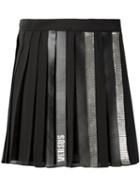 Versus - Pleated Short Skirt - Women - Polyester - 42, Women's, Black, Polyester