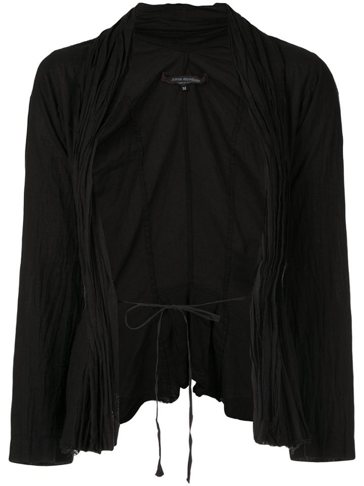 Junya Watanabe Comme Des Garçons Vintage Tie Up Blouse - Black