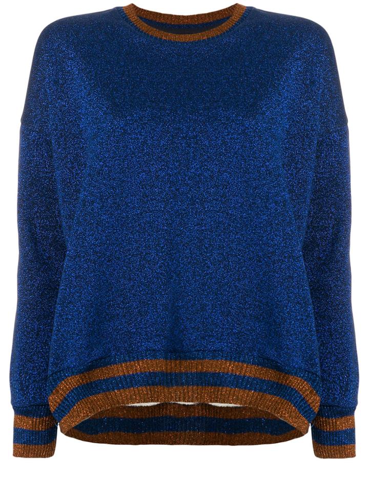 By Malene Birger Dropped Shoulder Jumper - Blue