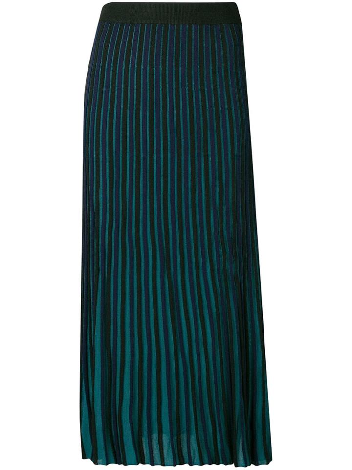 Kenzo Loose Pleated Skirt - Black