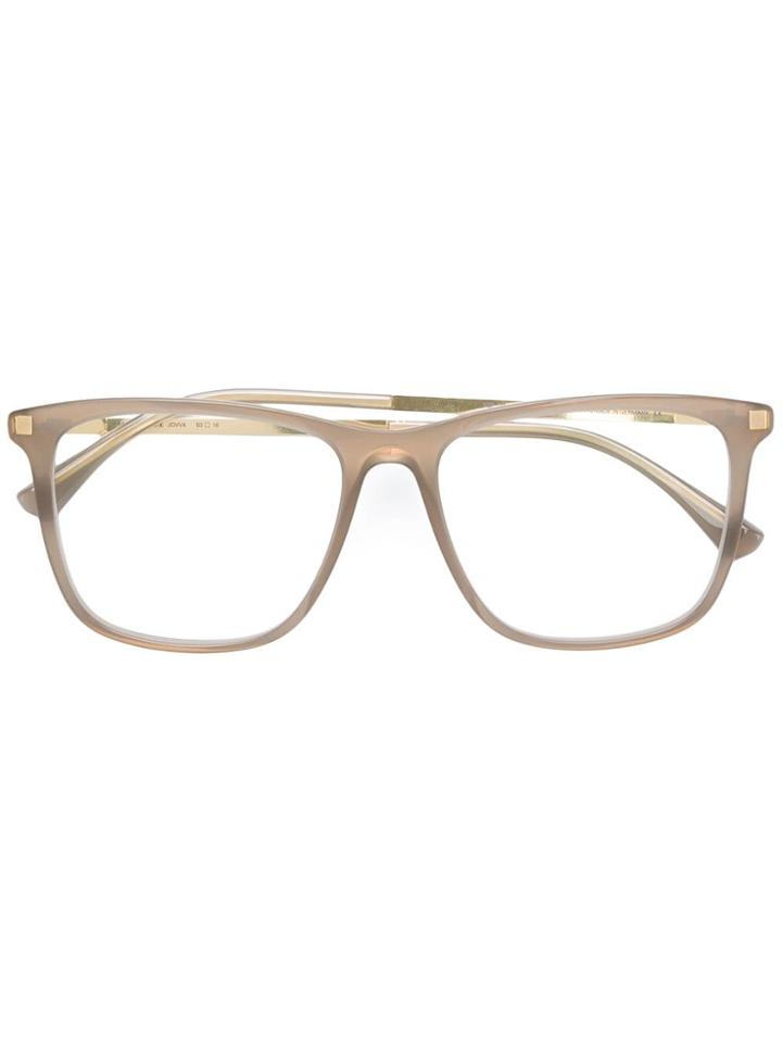 Mykita Jowa Square Frame Glasses - Nude & Neutrals
