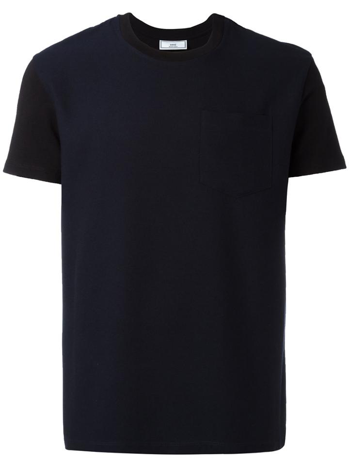 Ami Alexandre Mattiussi Contrast T-shirt - Blue