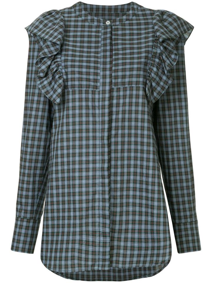 Macgraw Signal Checked Shirt - Blue