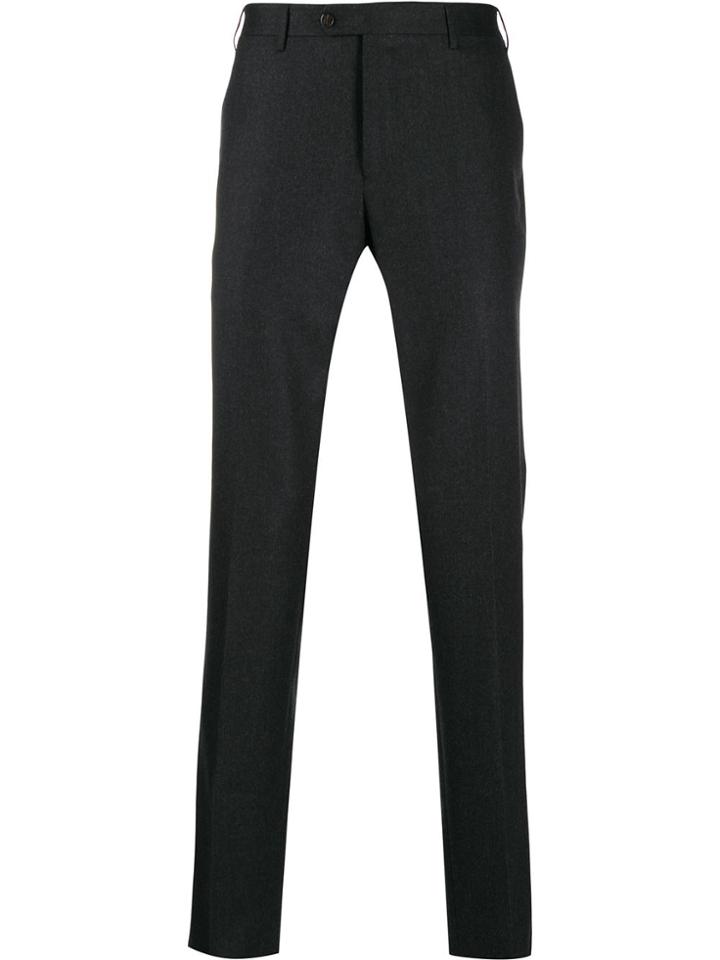 Corneliani Slim-fit Tailored Trousers - Grey