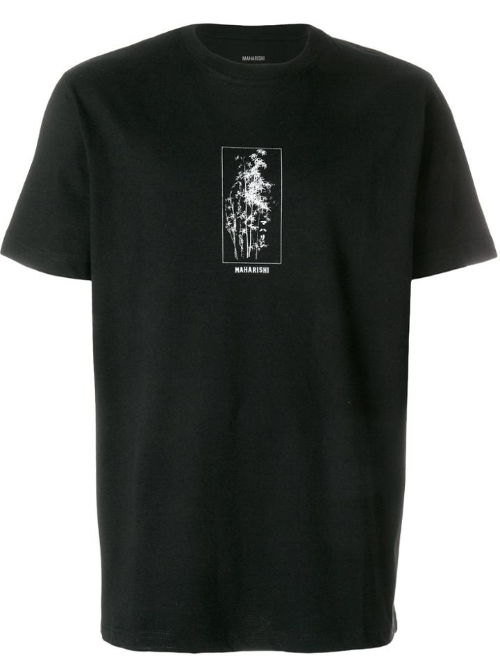 Maharishi Front Logo T-shirt - Black