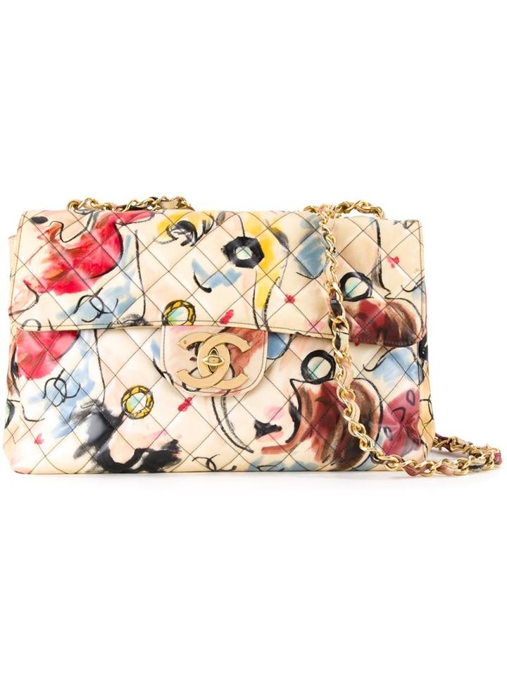 Chanel Vintage Classic Maxi Flap Shoulder Bag, Women's