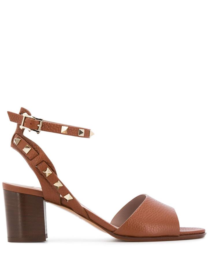 Valentino Valentino Garavani 65mm Sandals - Brown