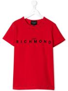 John Richmond Junior Teen Embellished T-shirt - Red