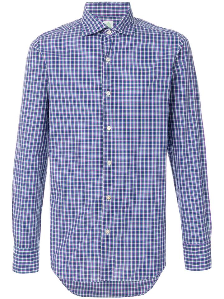Finamore 1925 Napoli Checked Button-down Shirt - Multicolour