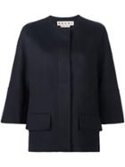 Marni Short Cape - Blue