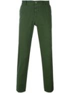 Etro Classic Chinos, Men's, Size: 48, Green, Cotton/spandex/elastane