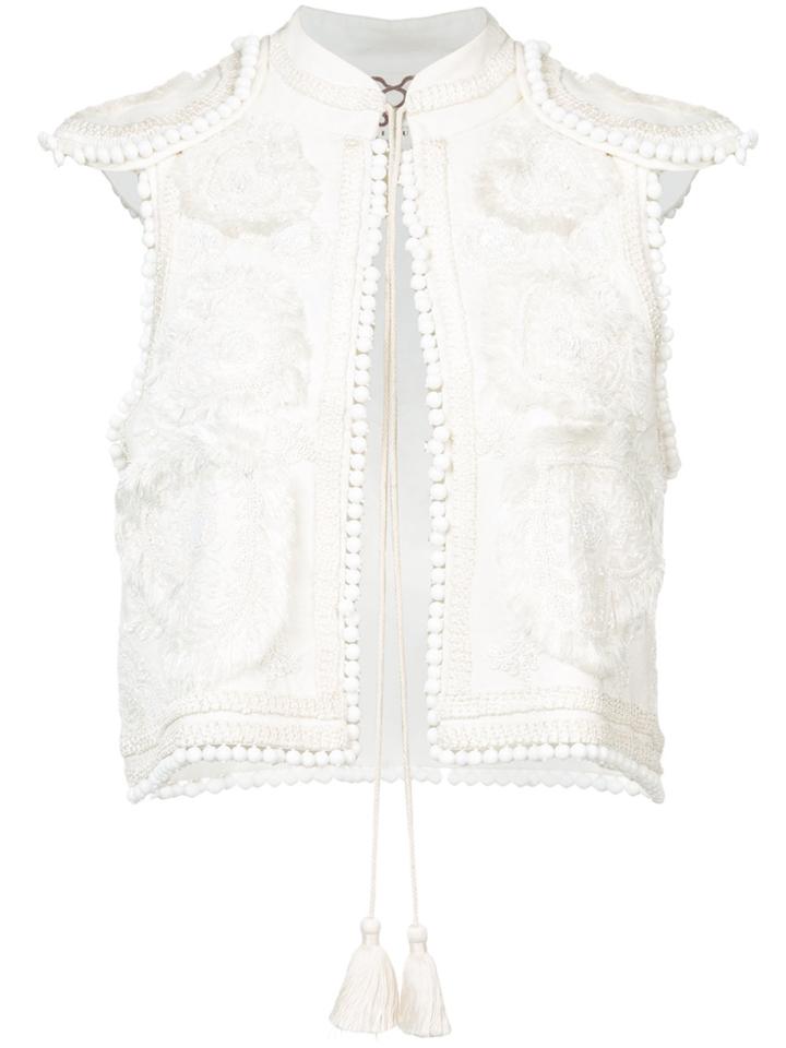 Figue Manolete Vest - White